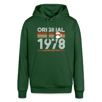 1978 - Stanley/Stella Unisex Hoodie SOUNDER - Flaschengrün - Vorne - Alina (178cm) & Michal (187cm)