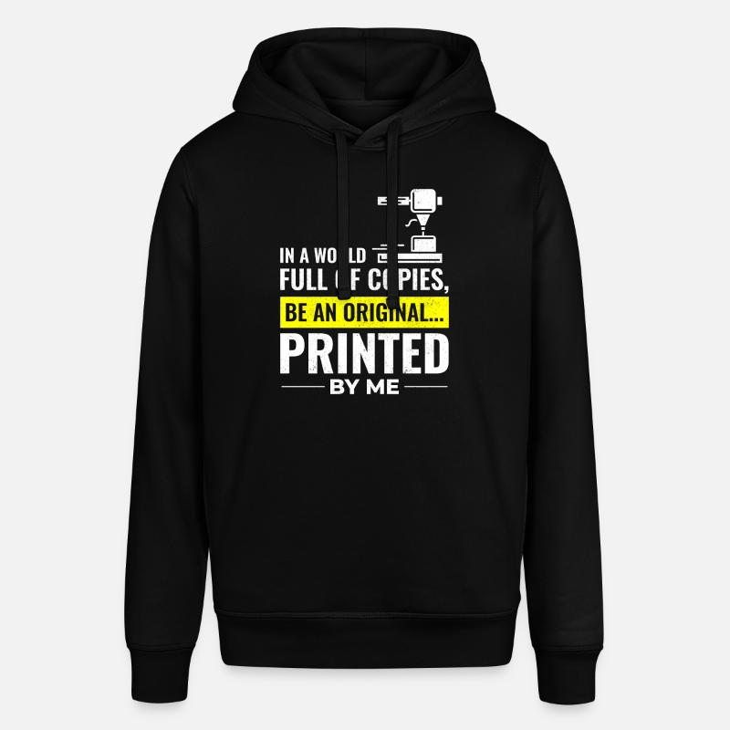 Imprimante 3D Impression 3D - Sweat à capuche SOUNDER Stanley/Stella Unisexe - noir