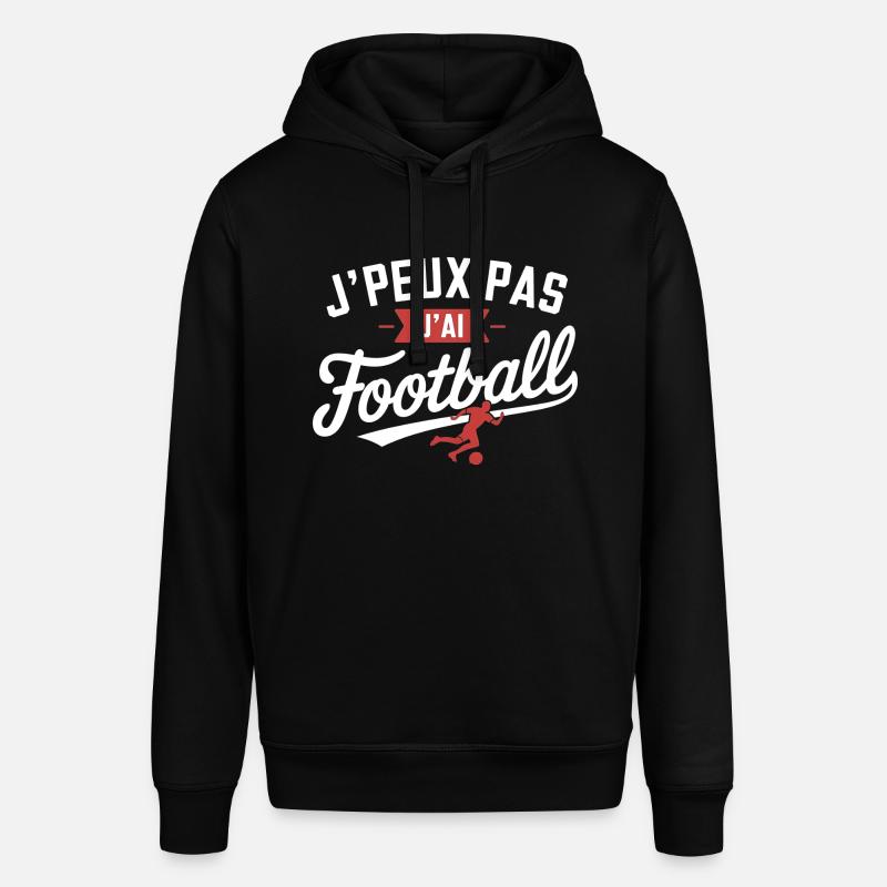 J'peux Pas, J'ai Football - Sweat à capuche SOUNDER Stanley/Stella Unisexe - noir
