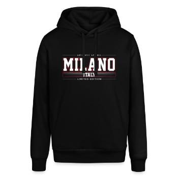 Milano - Stanley/Stella SOUNDER Unisex Hoodie - black - Front - Alina (178cm) & Michal (187cm)