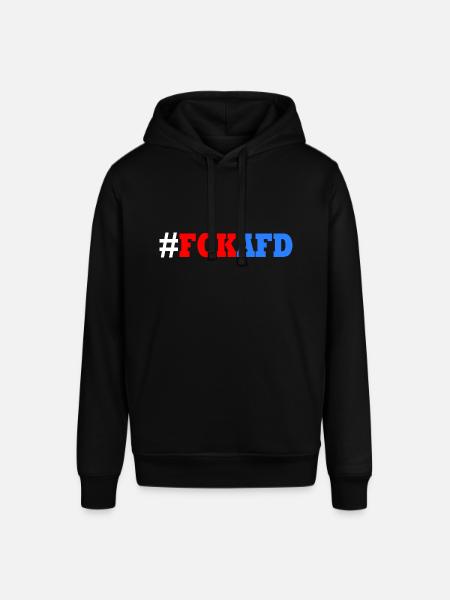 Fck afd - Stanley/Stella Unisex Hoodie SOUNDER - Schwarz