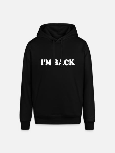 Im back - Sweat à capuche SOUNDER Stanley/Stella Unisexe - noir