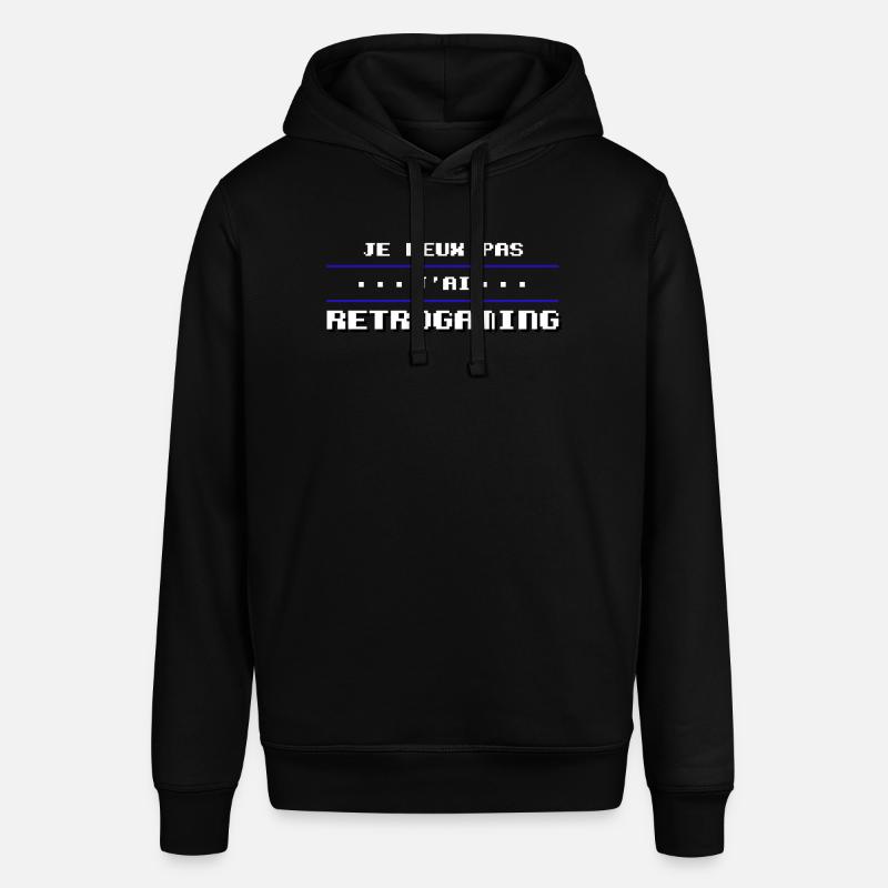 Je peux pas j'ai retrogaming - Sweat à capuche SOUNDER Stanley/Stella Unisexe - noir