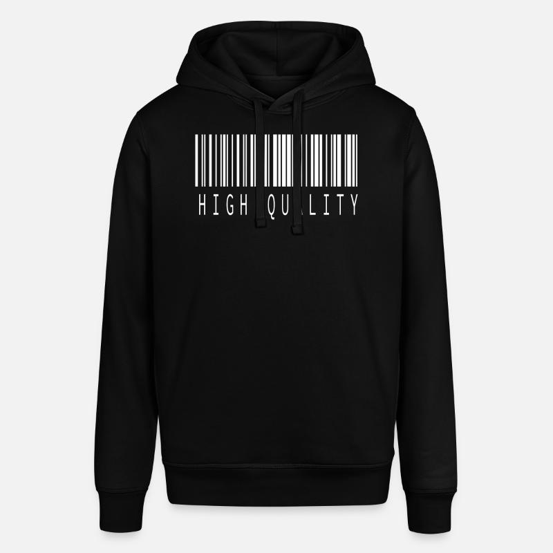 HAUTE QUALITÉ BLANC BARCODE - Sweat à capuche SOUNDER Stanley/Stella Unisexe - noir