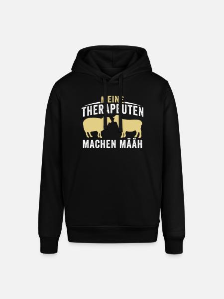 meine therapeuten machen määh - Stanley/Stella Unisex Hoodie SOUNDER - Schwarz