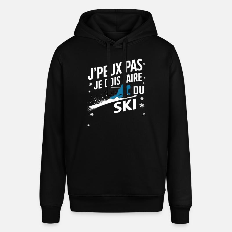 J'peux pas j'ai ski - Sweat à capuche SOUNDER Stanley/Stella Unisexe - noir