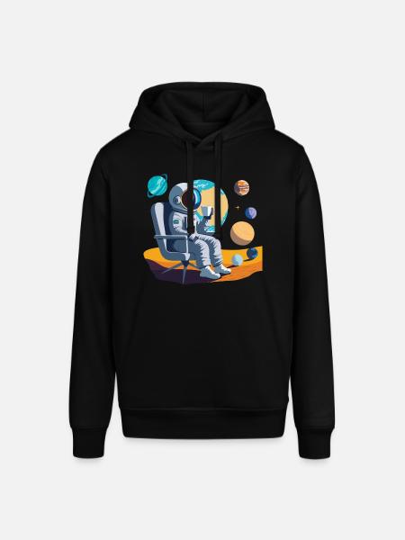 Interstellar Coffee Break - Stanley/Stella SOUNDER Unisex Hoodie - black