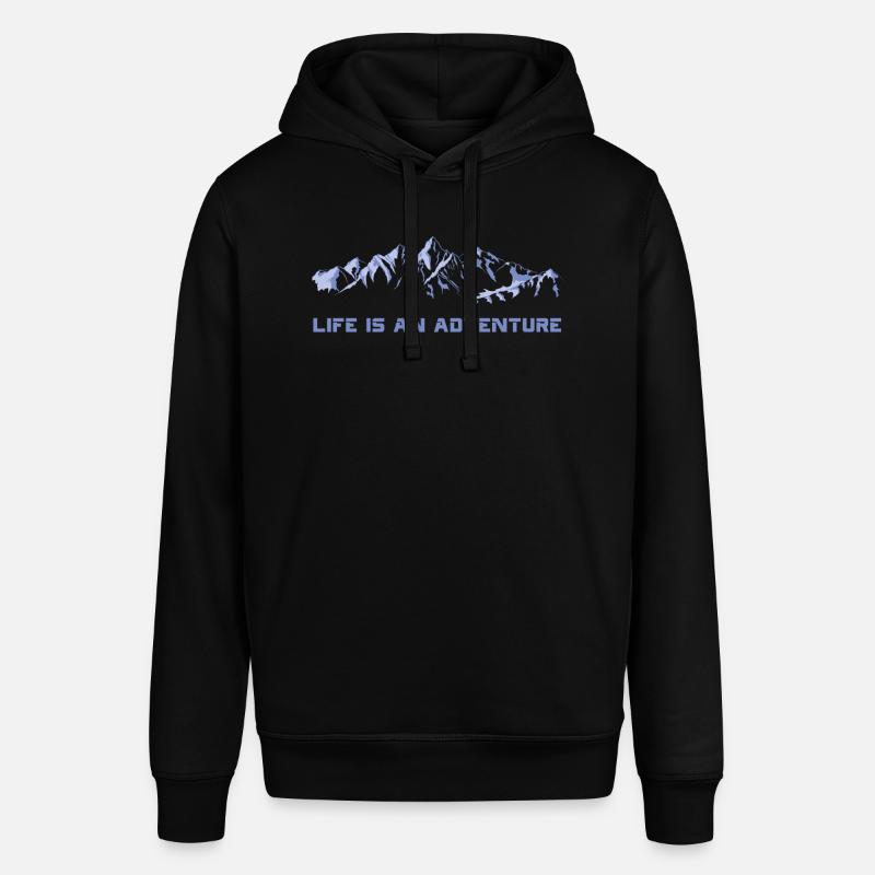 La vie est une aventure - Sweat à capuche SOUNDER Stanley/Stella Unisexe - noir