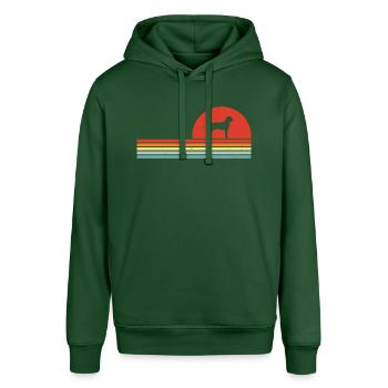 Treeing Walker Coonhound - Stanley/Stella SOUNDER Unisex Hoodie - bottle green - Front - Alina (178cm) & Michal (187cm)