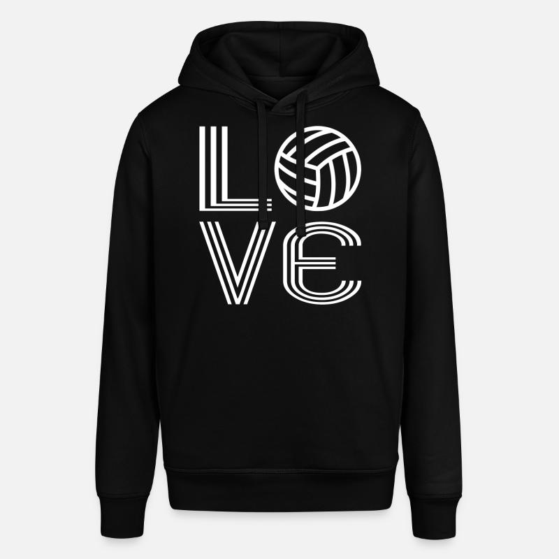 Le volley-volley - Sweat à capuche SOUNDER Stanley/Stella Unisexe - noir