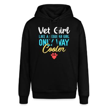 Vet Girl - comme une fille ordinaire - Sweat à capuche SOUNDER Stanley/Stella Unisexe - noir - Devant - Alina (178cm) & Michal (187cm)