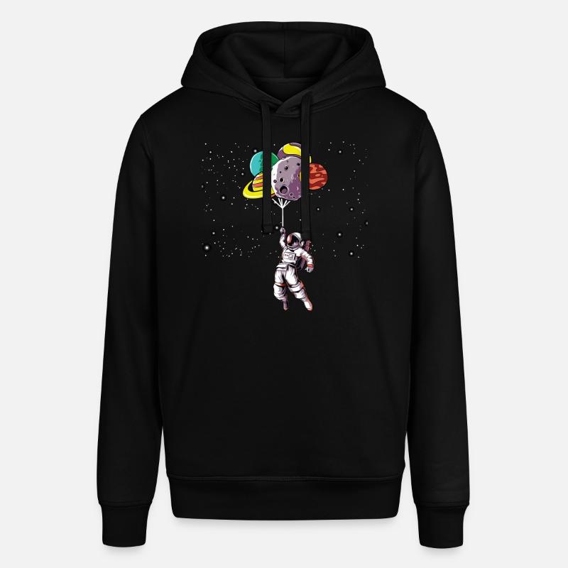 Astronaute avec ballons - Sweat à capuche SOUNDER Stanley/Stella Unisexe - noir