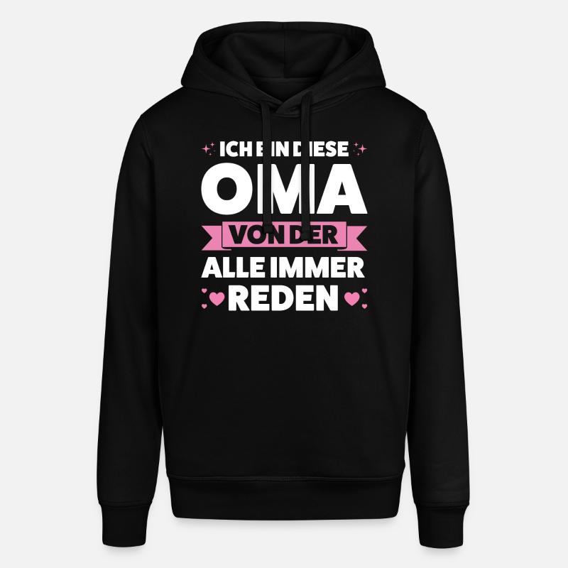 Oma Großmutter Enkelkind Geschenk - Stanley/Stella Unisex Hoodie SOUNDER - Schwarz