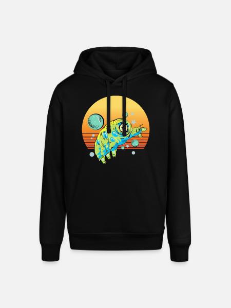 Tardigrade Retro - Stanley/Stella SOUNDER Unisex Hoodie - black