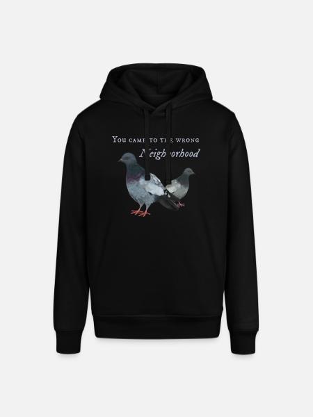 Pigeon dans le mauvais quartier - Sweat à capuche SOUNDER Stanley/Stella Unisexe - noir