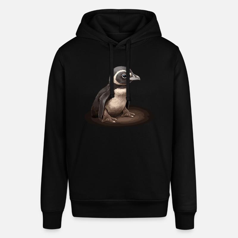 Pingouin Bébé Oiseau Poussin - Sweat à capuche SOUNDER Stanley/Stella Unisexe - noir
