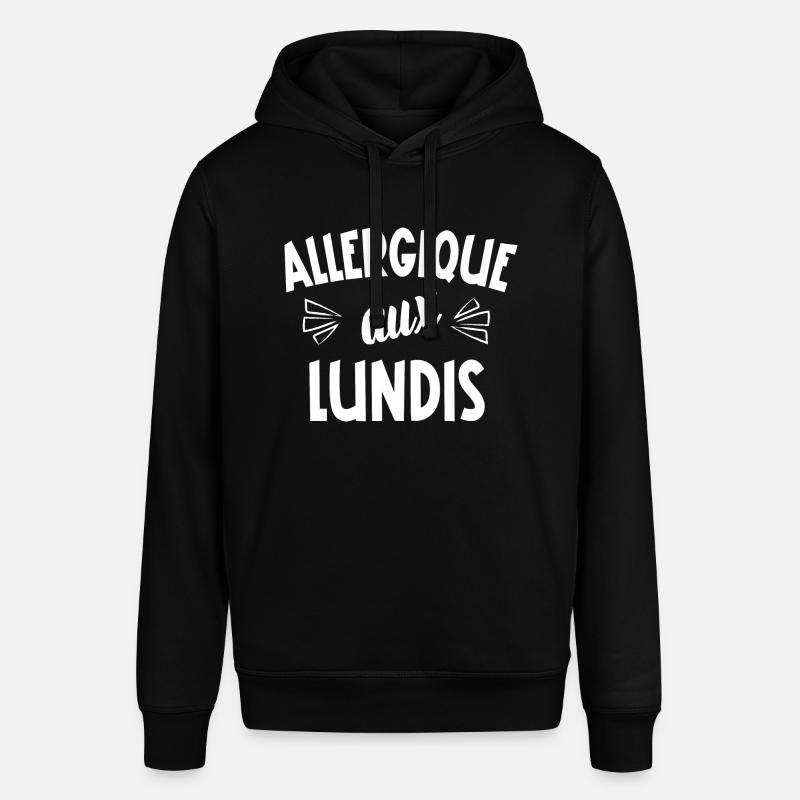 allergique aux lundis - Sweat à capuche SOUNDER Stanley/Stella Unisexe - noir