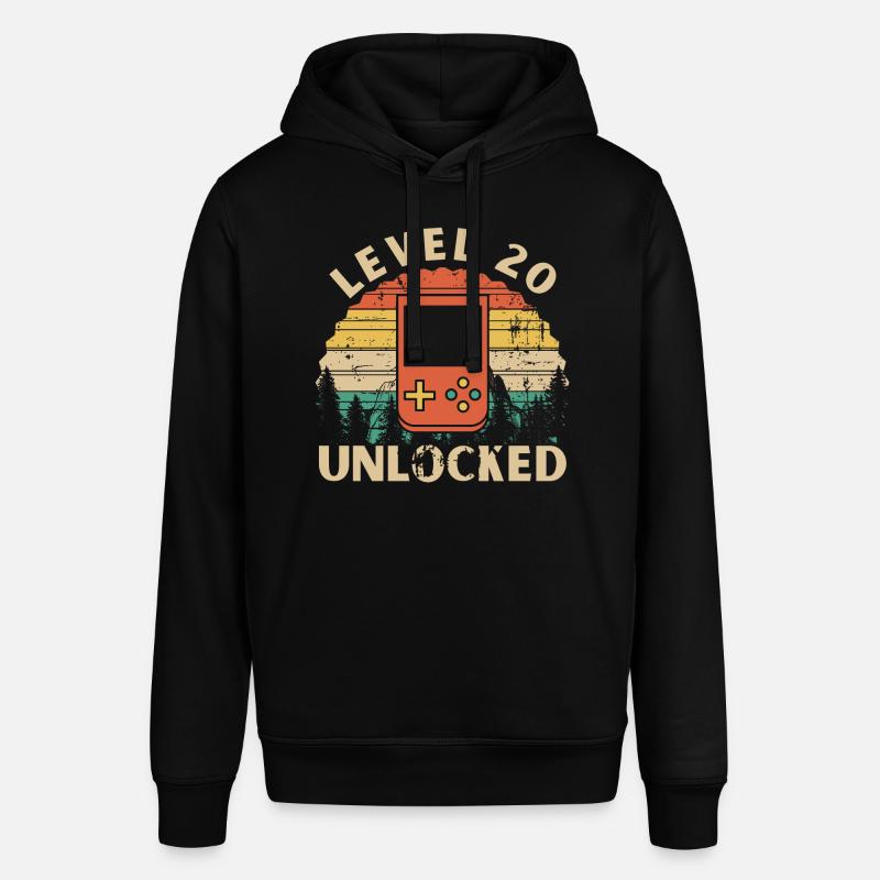Level 20 Unlocked - Sweat à capuche SOUNDER Stanley/Stella Unisexe - noir