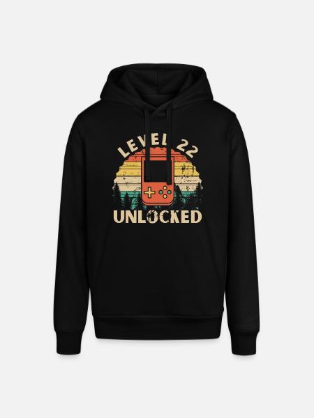 Level 22 Unclocked - Stanley/Stella SOUNDER Unisex Hoodie - black