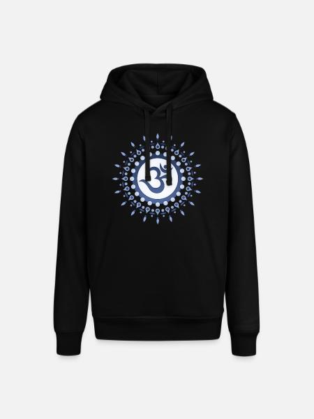 Om Sun Mandala Spiritual Yoga Mantra Symbol - Stanley/Stella SOUNDER Unisex Hoodie - black