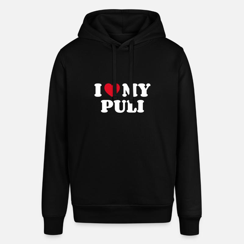 J’aime mon Puli - Sweat à capuche SOUNDER Stanley/Stella Unisexe - noir