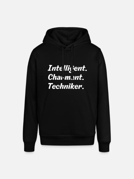 Intelligent. Charmant. Techniker - Stanley/Stella Unisex Hoodie SOUNDER - Schwarz