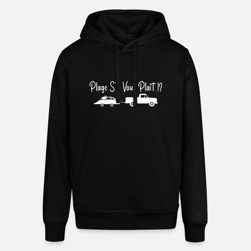 Plage S'il Vous Plaît !? - Sweat à capuche SOUNDER Stanley/Stella Unisexe - noir