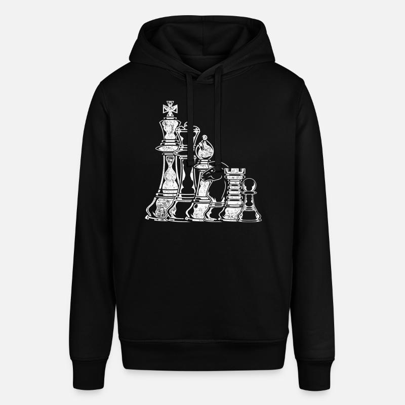 Échecs - Sweat à capuche SOUNDER Stanley/Stella Unisexe - noir