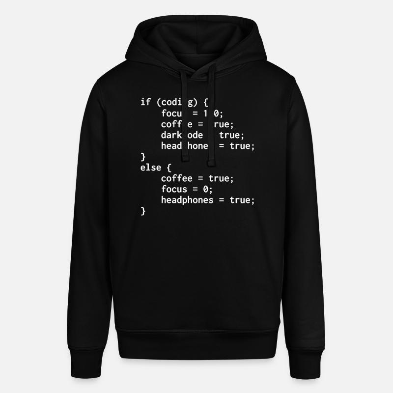 Programmierer-Else-Code - Stanley/Stella Unisex Hoodie SOUNDER - Schwarz