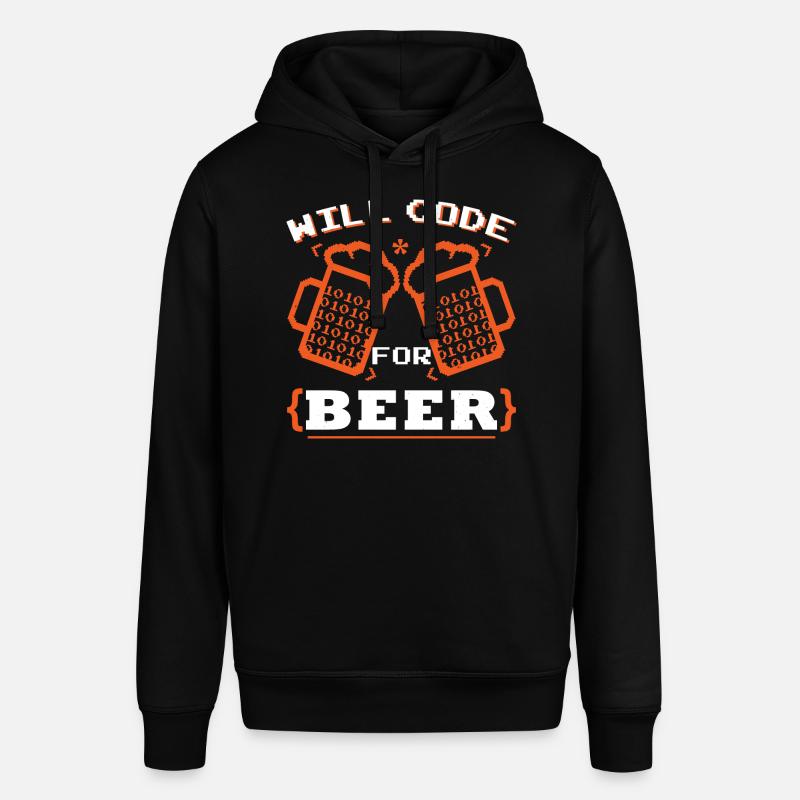 Will Code pour la bière - Sweat à capuche SOUNDER Stanley/Stella Unisexe - noir
