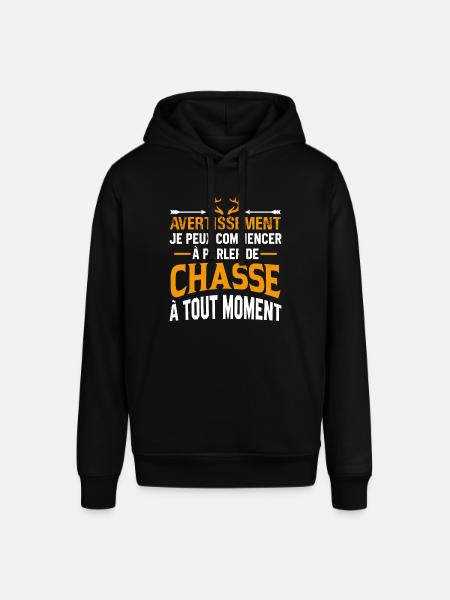 Parler de chasse à tout moment cadeau chasseur - Sweat à capuche SOUNDER Stanley/Stella Unisexe - noir