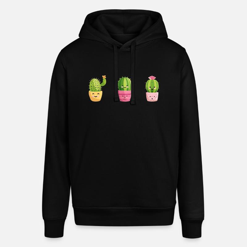 Happy Cactus - Cactus Design - Sweat à capuche SOUNDER Stanley/Stella Unisexe - noir