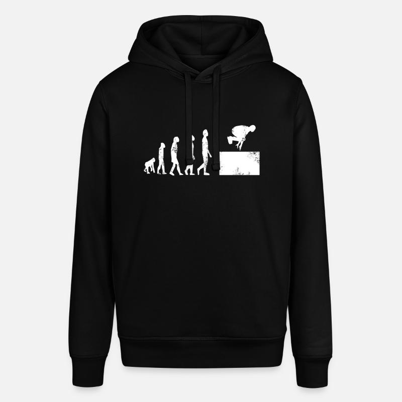 Cat Pass Parkour Evolution - Stanley/Stella Unisex Hoodie SOUNDER - Schwarz