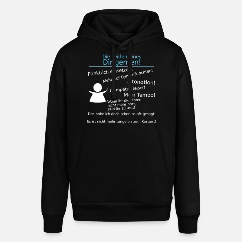 Leiden eines Dirigenten - Stanley/Stella Unisex Hoodie SOUNDER - Schwarz