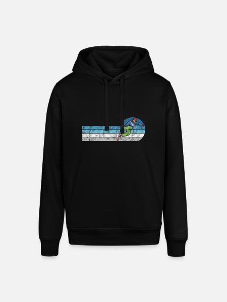 Snowboard Snowboarder Snowboard Retro Gift - Sweat à capuche SOUNDER Stanley/Stella Unisexe - noir