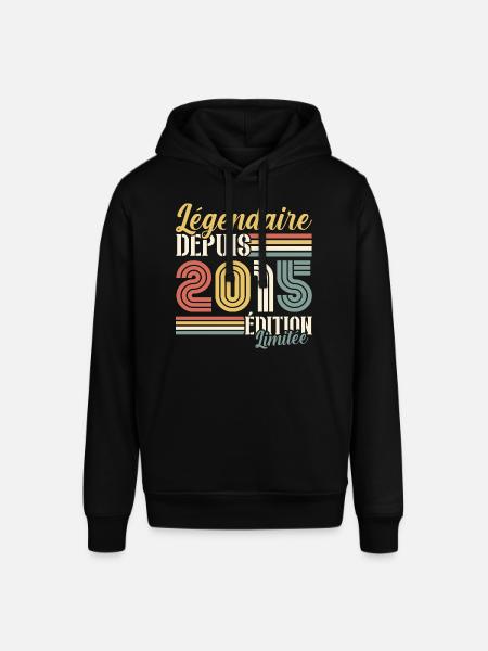 Légendaire Depuis 2015 - Sweat à capuche SOUNDER Stanley/Stella Unisexe - noir