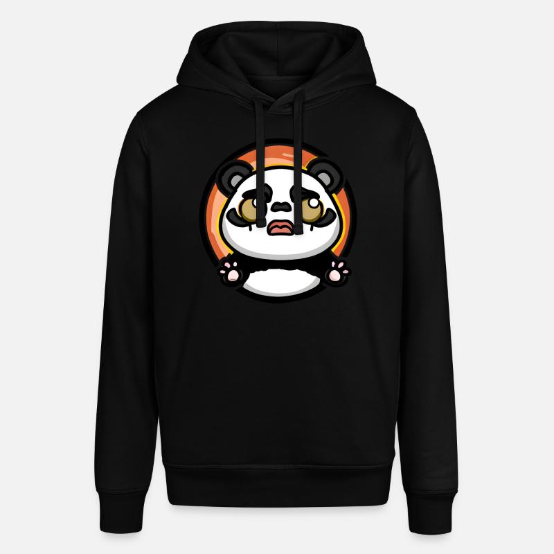 Panda Coucher de soleil - Sweat à capuche SOUNDER Stanley/Stella Unisexe - noir