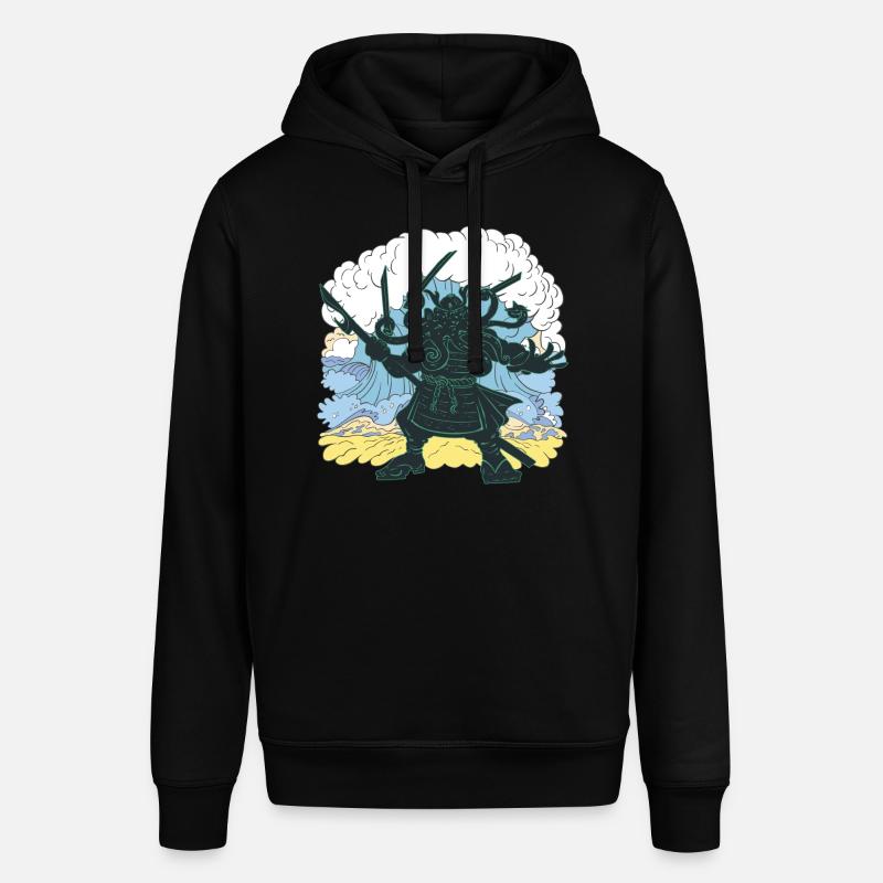 Géant Cthulhu samouraï japonais - Sweat à capuche SOUNDER Stanley/Stella Unisexe - noir