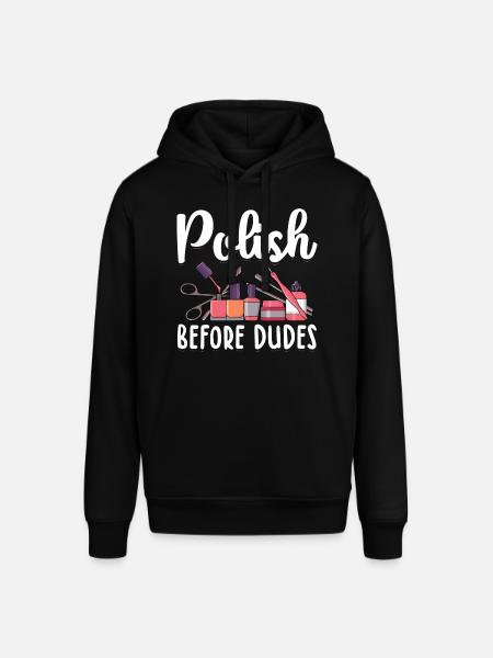 Painted fingernails - Stanley/Stella SOUNDER Unisex Hoodie - black
