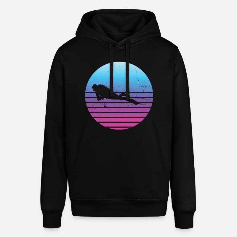 Plongeur Plongeur Libre Plongeur Hommes - Sweat à capuche SOUNDER Stanley/Stella Unisexe - noir