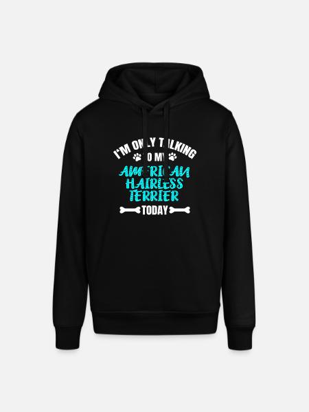 American Hairless Terrier - Stanley/Stella SOUNDER Unisex Hoodie - black