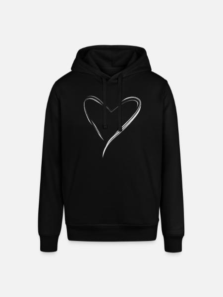 Heart - Stanley/Stella Unisex Hoodie SOUNDER - Schwarz