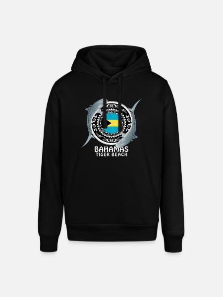 Tiger Beach Bahamas - Stanley/Stella SOUNDER Unisex Hoodie - black