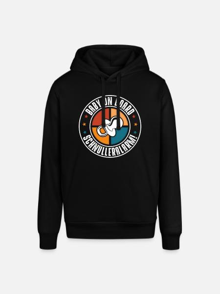 Baby on Board - Stanley/Stella SOUNDER Unisex Hoodie - black