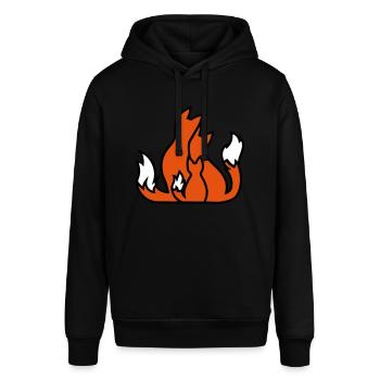 Fox family fox family gift idea gift idea - Stanley/Stella SOUNDER Unisex Hoodie - black - Front - Alina (178cm) & Michal (187cm)