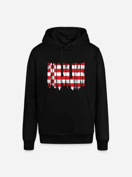 Bremen Flag Bremen Flag - Stanley/Stella SOUNDER Unisex Hoodie - black