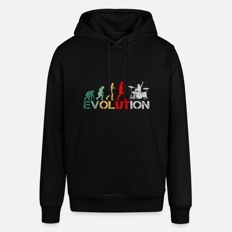Batteur drummer Evolution Retro - Sweat à capuche SOUNDER Stanley/Stella Unisexe - noir
