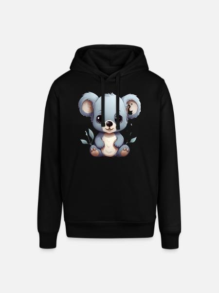 Bébé Koala mignon - Sweat à capuche SOUNDER Stanley/Stella Unisexe - noir
