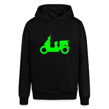 Electric Scooter Electric Scooter for Scooter Riders - Stanley/Stella SOUNDER Unisex Hoodie - black - Front - Alina (178cm) & Michal (187cm)