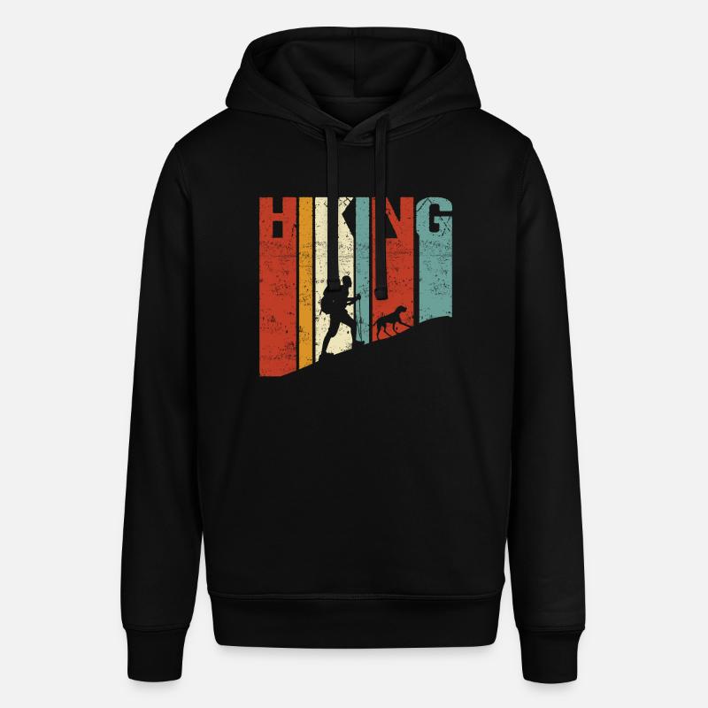 Randonner avec le chien Hiking - Sweat à capuche SOUNDER Stanley/Stella Unisexe - noir